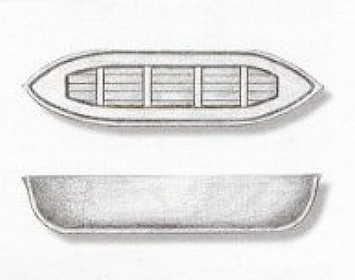 Scialuppa plastica - Misura 50 (Conf. da 2 pezzi)